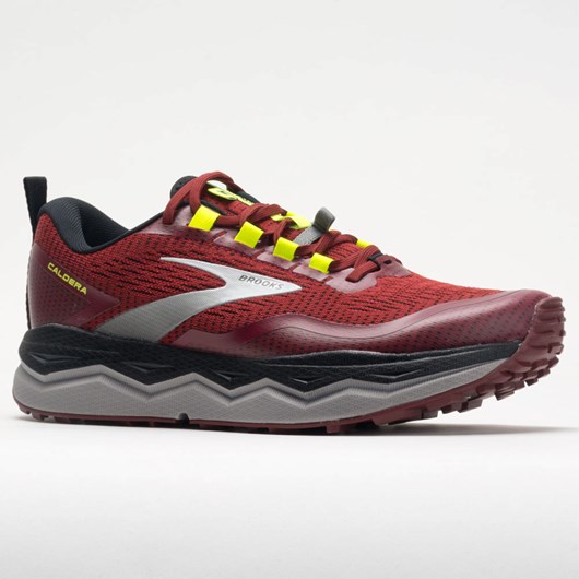 Orthofeet Brooks Caldera 5 Men's Trail Running Shoes Red / Black / Nightlife | YS0932781