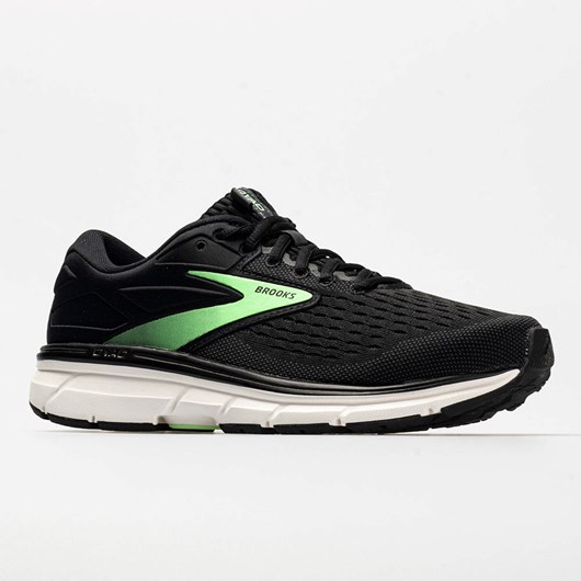 Orthofeet Brooks Dyad 11 Women's Running Shoes Black / Ebony / Green | SR5029463