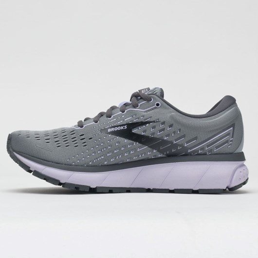 Orthofeet Brooks Ghost 13 Women's Running Shoes Gray / Blackened Pearl / Purple | LT7254398