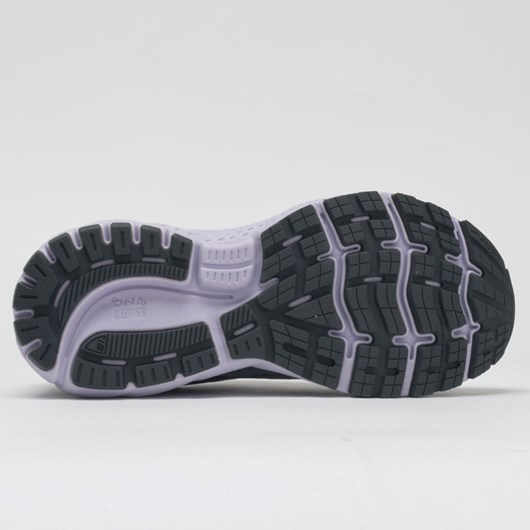 Orthofeet Brooks Ghost 13 Women's Running Shoes Gray / Blackened Pearl / Purple | LT7254398