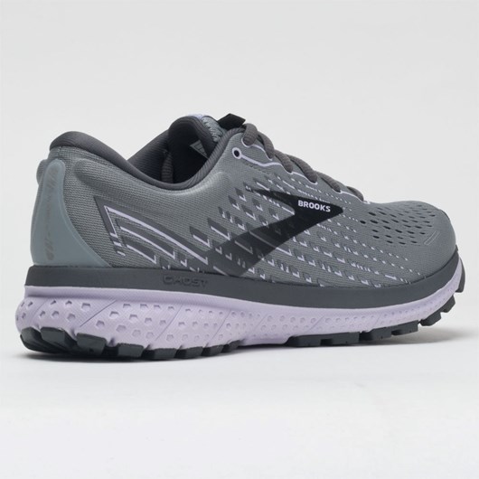 Orthofeet Brooks Ghost 13 Women's Running Shoes Gray / Blackened Pearl / Purple | LT7254398