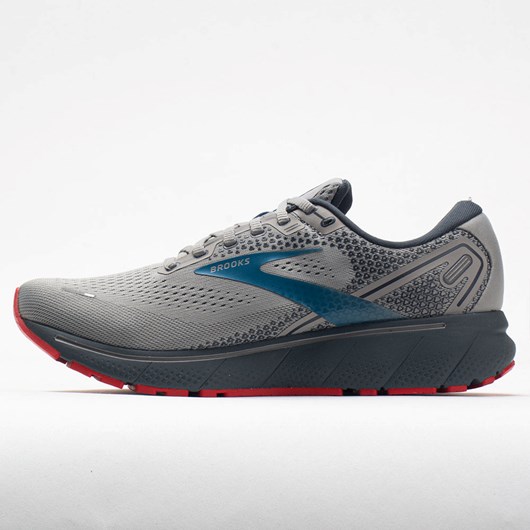 Orthofeet Brooks Ghost 14 Men's Running Shoes Gray / Blue / Red | IS6830149