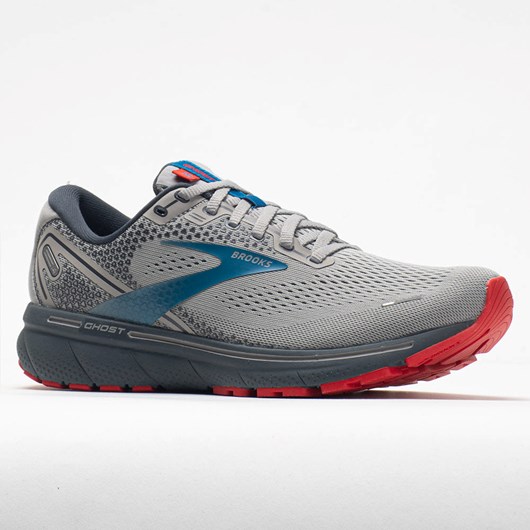 Orthofeet Brooks Ghost 14 Men's Running Shoes Gray / Blue / Red | IS6830149