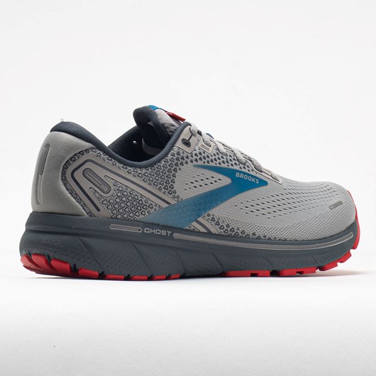 Orthofeet Brooks Ghost 14 Men's Running Shoes Gray / Blue / Red | IS6830149