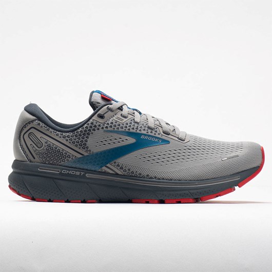 Orthofeet Brooks Ghost 14 Men\'s Running Shoes Gray / Blue / Red | IS6830149