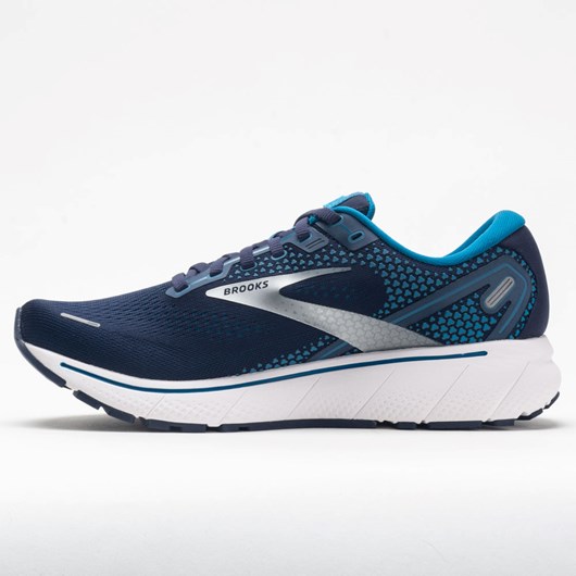 Orthofeet Brooks Ghost 14 Men's Running Shoes Navy / Stellar / White | LH1602578