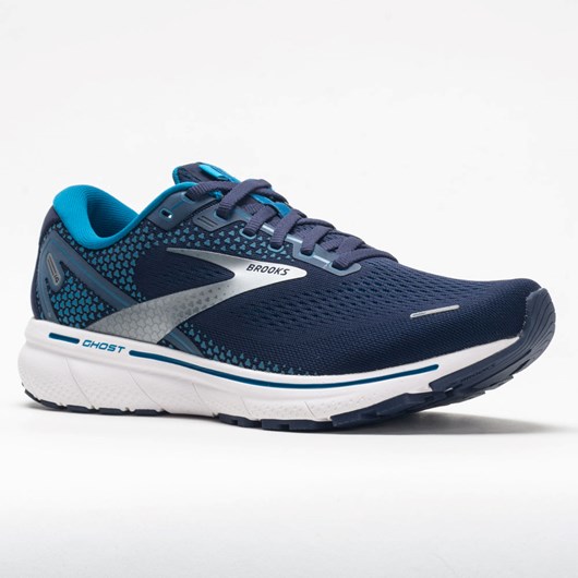 Orthofeet Brooks Ghost 14 Men's Running Shoes Navy / Stellar / White | LH1602578