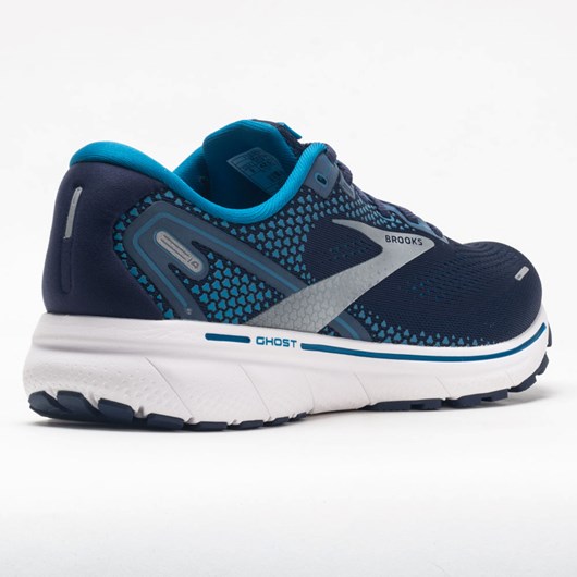 Orthofeet Brooks Ghost 14 Men's Running Shoes Navy / Stellar / White | LH1602578