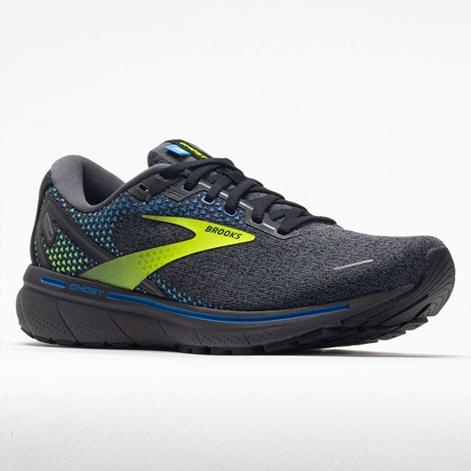 Orthofeet Brooks Ghost 14 Men's Running Shoes Black / Blue / Nightlife | VP9027645