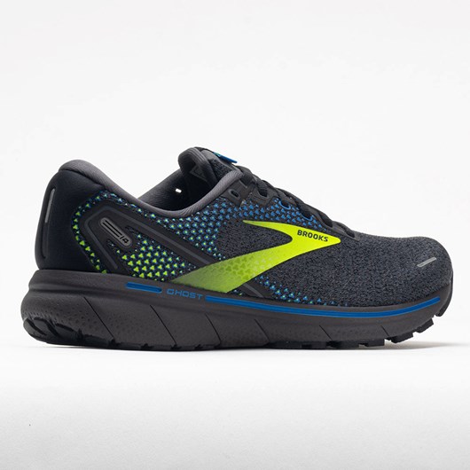 Orthofeet Brooks Ghost 14 Men's Running Shoes Black / Blue / Nightlife | VP9027645