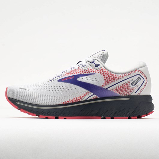 Orthofeet Brooks Ghost 14 Women's Running Shoes White / Purple / Coral | CI6587401