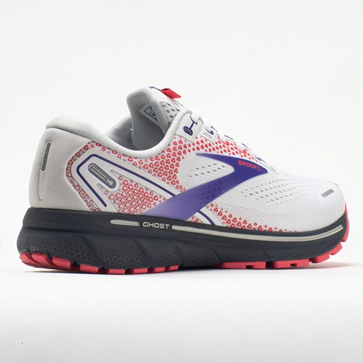 Orthofeet Brooks Ghost 14 Women's Running Shoes White / Purple / Coral | CI6587401