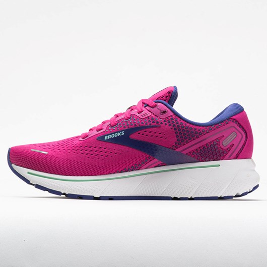 Orthofeet Brooks Ghost 14 Women's Running Shoes Fuschia / Yucca / Navy | EL5930126