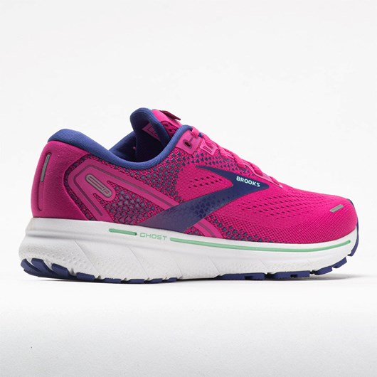 Orthofeet Brooks Ghost 14 Women's Running Shoes Fuschia / Yucca / Navy | EL5930126