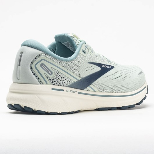 Orthofeet Brooks Ghost 14 Women's Running Shoes Aqua Glass / Whisper White / Navy | ET0719328