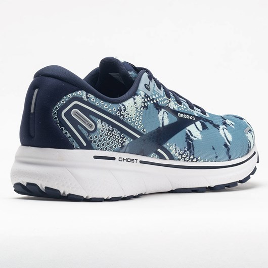 Orthofeet Brooks Ghost 14 Women's Running Shoes Camo Collection Tourmaline / Navy / Aqua | MV5790283