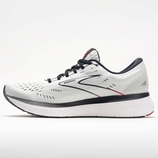 Orthofeet Brooks Glycerin 19 Men's Running Shoes White / Black / Red | AB7592146