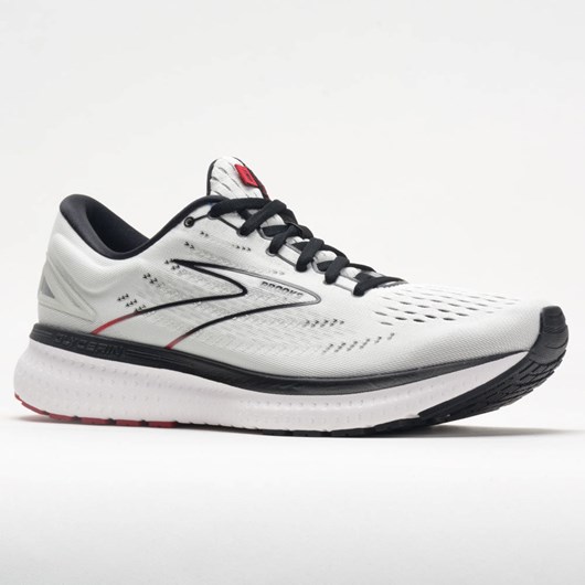 Orthofeet Brooks Glycerin 19 Men's Running Shoes White / Black / Red | AB7592146