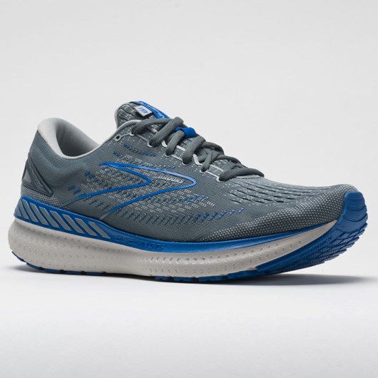 Orthofeet Brooks Glycerin GTS 19 Men's Running Shoes Quarry / Gray / Dark Blue | KZ1249057