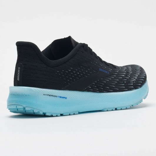 Orthofeet Brooks Hyperion Tempo Men's Running Shoes Black / Iced Aqua / Blue | IK3574869