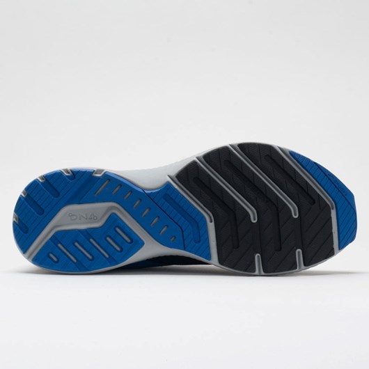 Orthofeet Brooks Launch 8 Men's Running Shoes Black / Gray / Blue | AM5639820