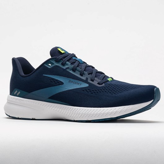 Orthofeet Brooks Launch 8 Men's Running Shoes Peacoat / Legion Blue / Nightlife | GS4679025