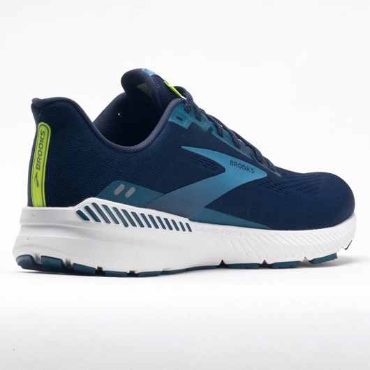 Orthofeet Brooks Launch GTS 8 Men's Running Shoes Peacoat / Legion Blue / Nightlife | JO2570913