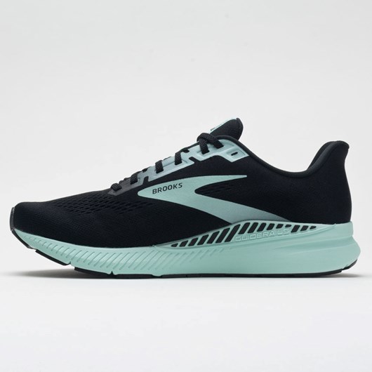 Orthofeet Brooks Launch GTS 8 Women's Running Shoes Black / Ebony / Blue Tint | KI4168520