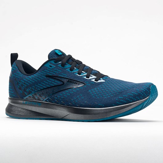 Orthofeet Brooks Levitate 5 Men's Running Shoes Titan / Crystal Teal / Black | ZN3647580