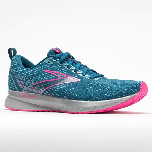 Orthofeet Brooks Levitate 5 Women's Running Shoes Blue / Porcelain / Pink | DQ1476085