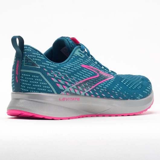 Orthofeet Brooks Levitate 5 Women's Running Shoes Blue / Porcelain / Pink | DQ1476085