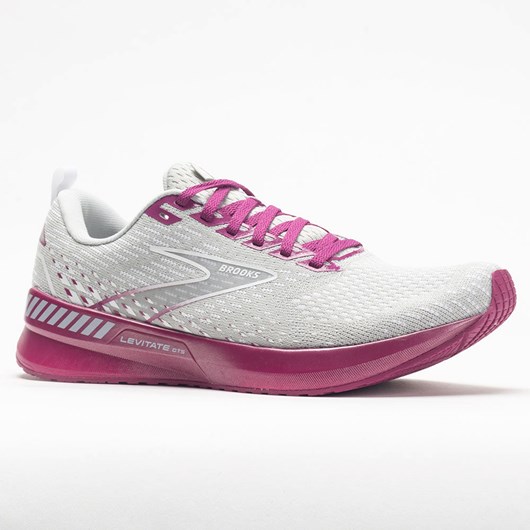 Orthofeet Brooks Levitate GTS 5 Women's Running Shoes Gray / Lavender / Baton Rouge | NO5034612