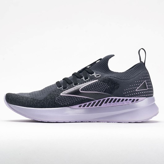 Orthofeet Brooks Levitate Stealthfit GTS 5 Women's Running Shoes Black / Ebony / Lilac | MW1542607