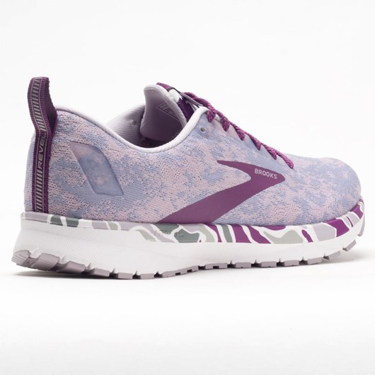 Orthofeet Brooks Revel 4 Abstract Pack Women's Running Shoes White / Wood Violet / Iris | UX6918257