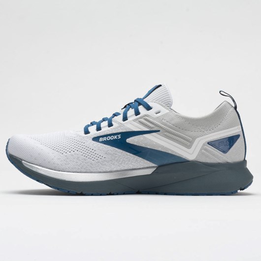 Orthofeet Brooks Ricochet 3 Men's Running Shoes White / Gray / Blue | MP2157839