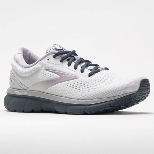 Orthofeet Brooks Trace Women's Running Shoes White / Gray / Ombre Blue | FL2901486