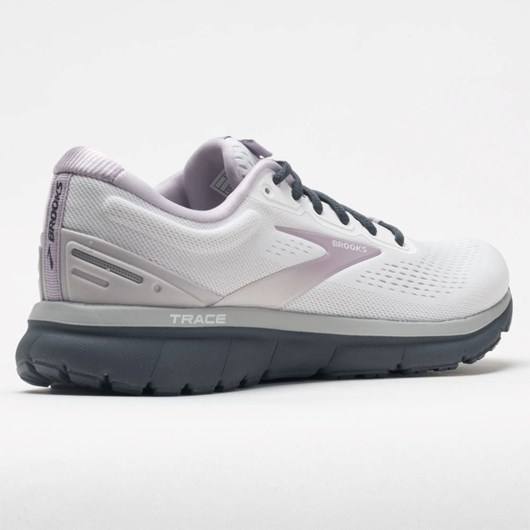 Orthofeet Brooks Trace Women's Running Shoes White / Gray / Ombre Blue | FL2901486