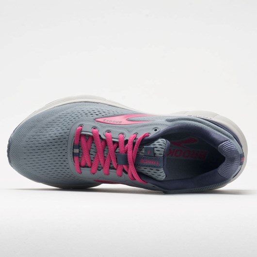 Orthofeet Brooks Trace Women's Running Shoes Gray / Nightshadow / Raspberry | IE6934018