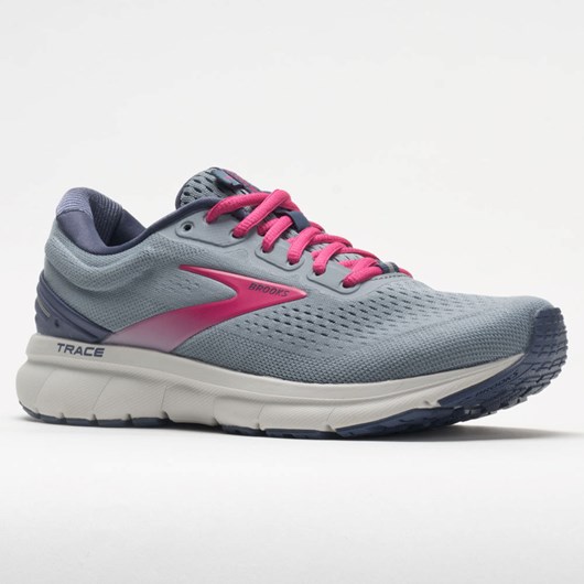 Orthofeet Brooks Trace Women's Running Shoes Gray / Nightshadow / Raspberry | IE6934018