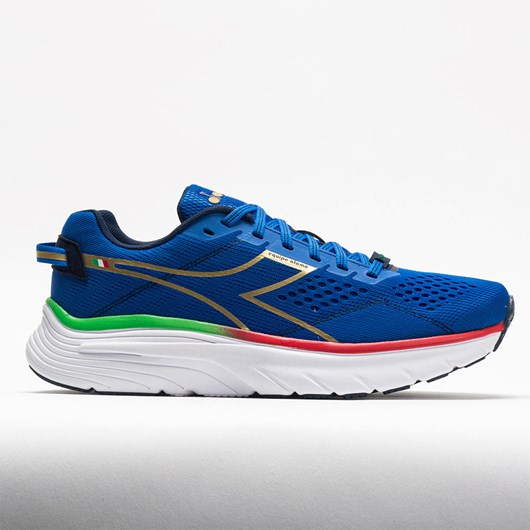 Orthofeet Diadora Equipe Atomo Men\'s Running Shoes Royal Blue / Gold | MV0629837