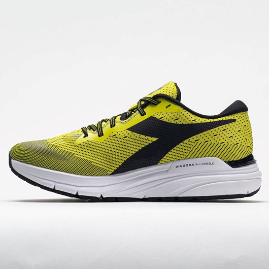 Orthofeet Diadora Mythos Blushield 6 Men's Running Shoes Sulphur Spring / Black / White | JP8791205