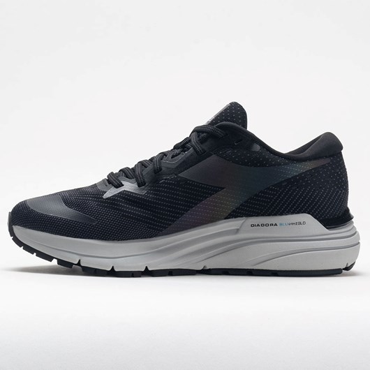 Orthofeet Diadora Mythos Blushield 6 Men's Running Shoes Hip Black / Nine Iron | MO7843251