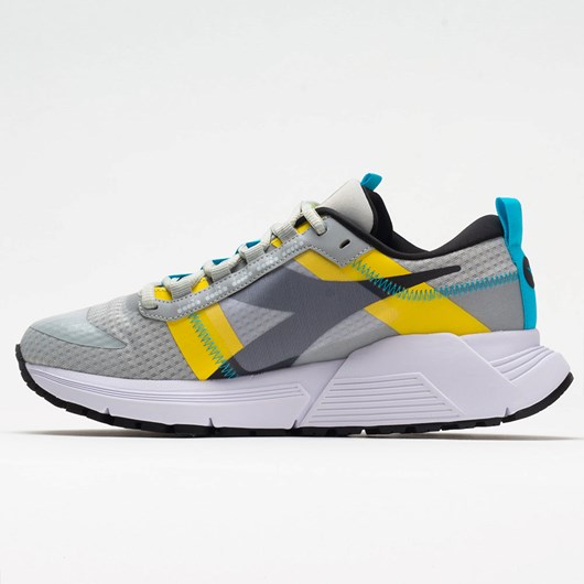 Orthofeet Diadora Mythos Blushield Elite TRX 2 Women's Running Shoes Silver / Yellow / Black | JG7801923