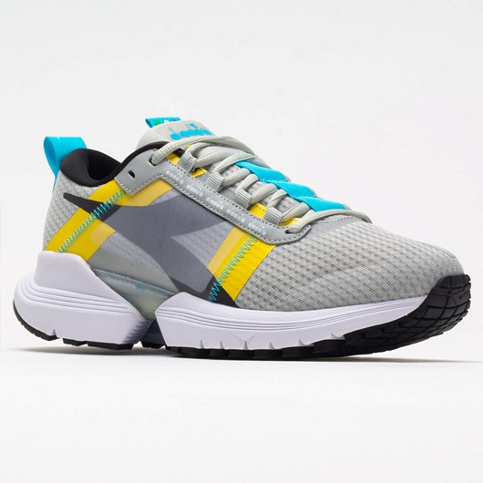 Orthofeet Diadora Mythos Blushield Elite TRX 2 Women's Running Shoes Silver / Yellow / Black | JG7801923