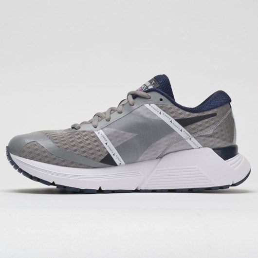 Orthofeet Diadora Mythos Blushield Elite TRX Men's Running Shoes Frost Gray / Black / White | WY2354187