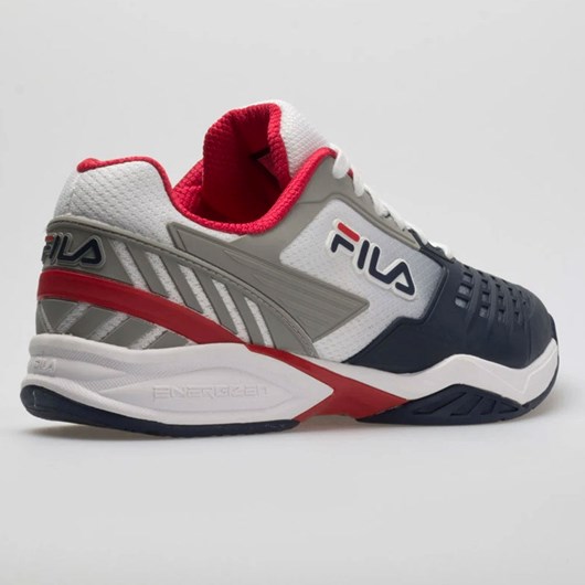 Orthofeet Fila Axilus 2 Energized Men's Tennis Shoes White / Navy / Red | SZ7431602