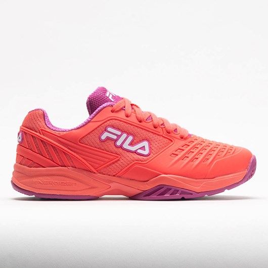 Orthofeet Fila Axilus 2 Energized Women\'s Tennis Shoes Hot Coral / Festival Fuchsia / White | CM7402319