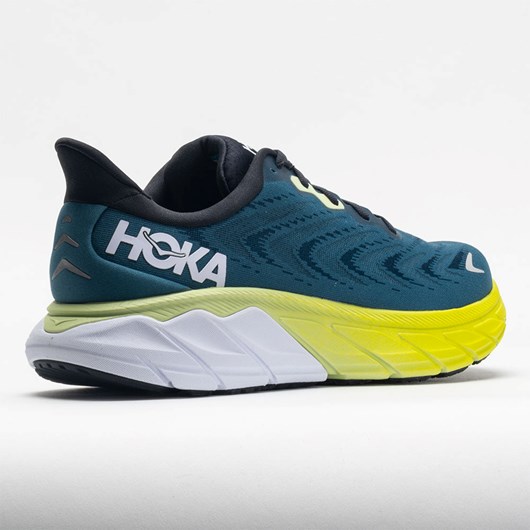 Orthofeet HOKA Arahi 6 Men's Running Shoes Blue Graphite / Blue Coral | FU5246789