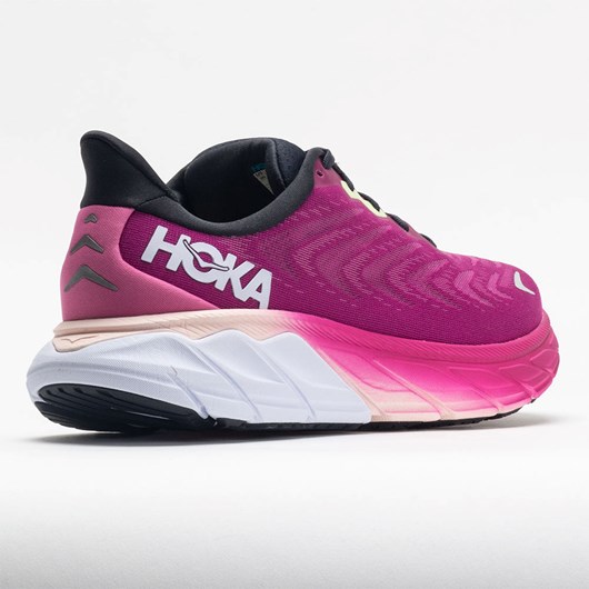 Orthofeet HOKA Arahi 6 Women's Running Shoes Festival Fuchsia / Ibis Rose | JC2693405