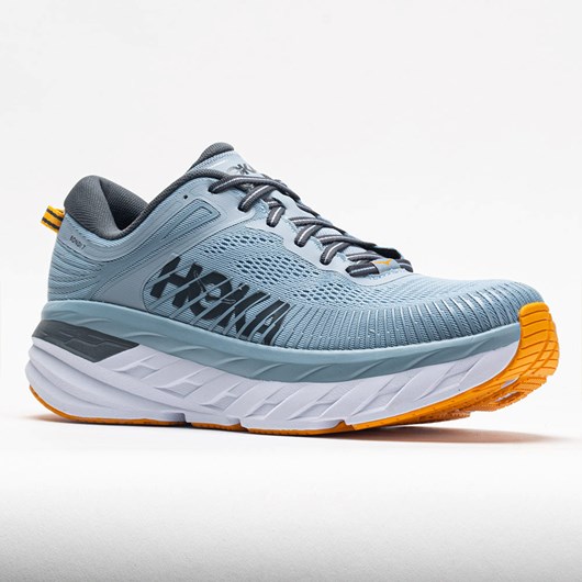 Orthofeet HOKA Bondi 7 Men's Running Shoes Blue Fog / Castlerock | BK6208493